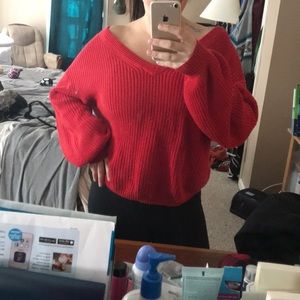 Red BP SWEATER